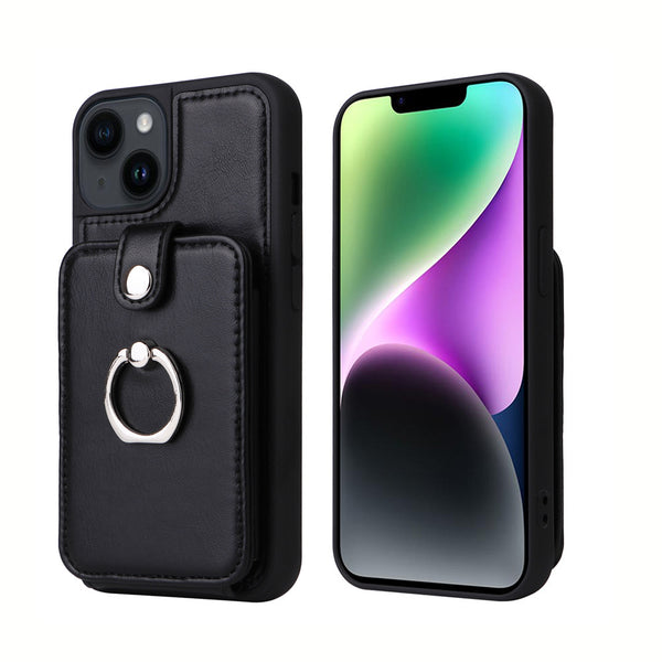 Suitable for iPhone 14 wallet phone case Apple 13 Promax flip cover protective case accordion card insertion phone leather case