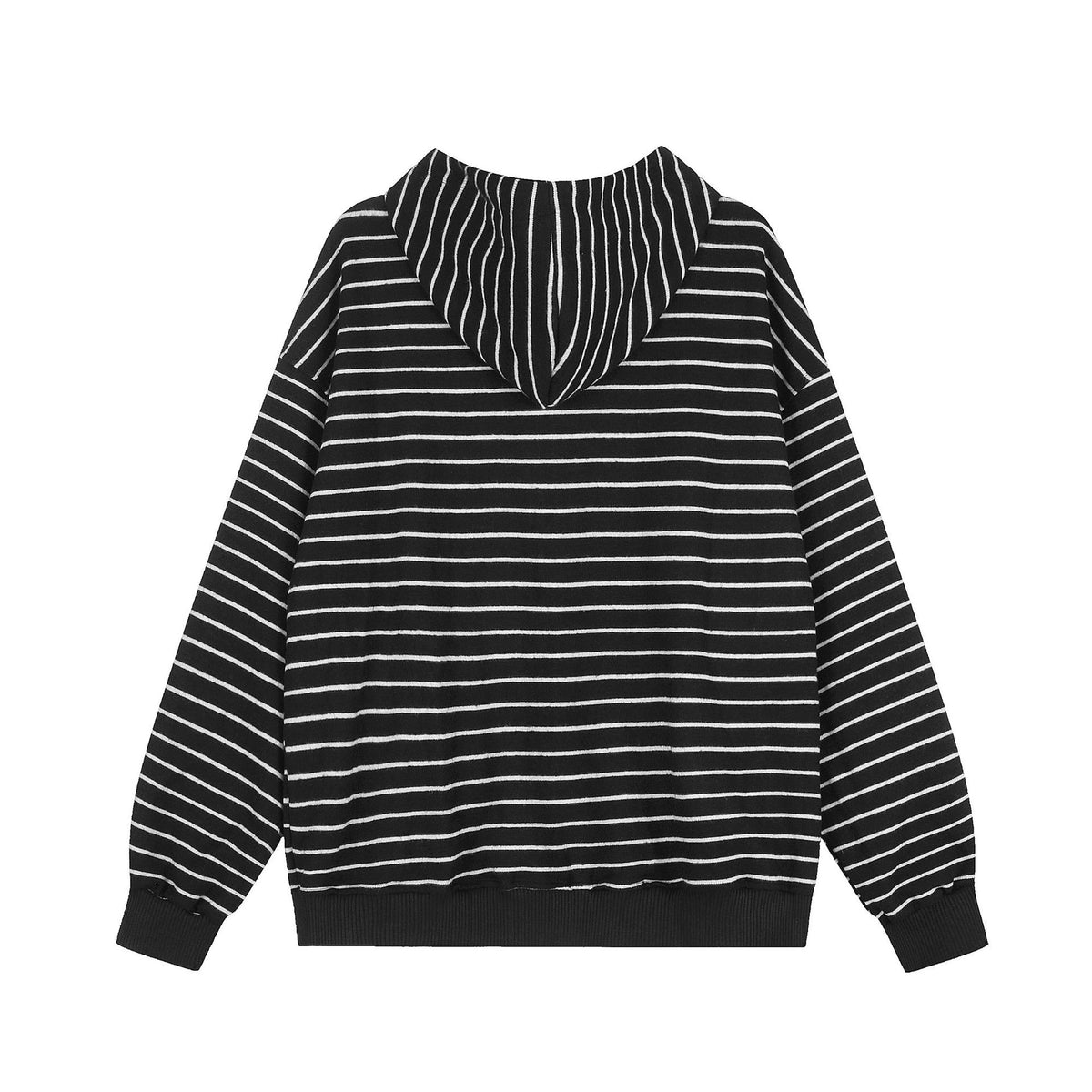 stripe coral hoodie