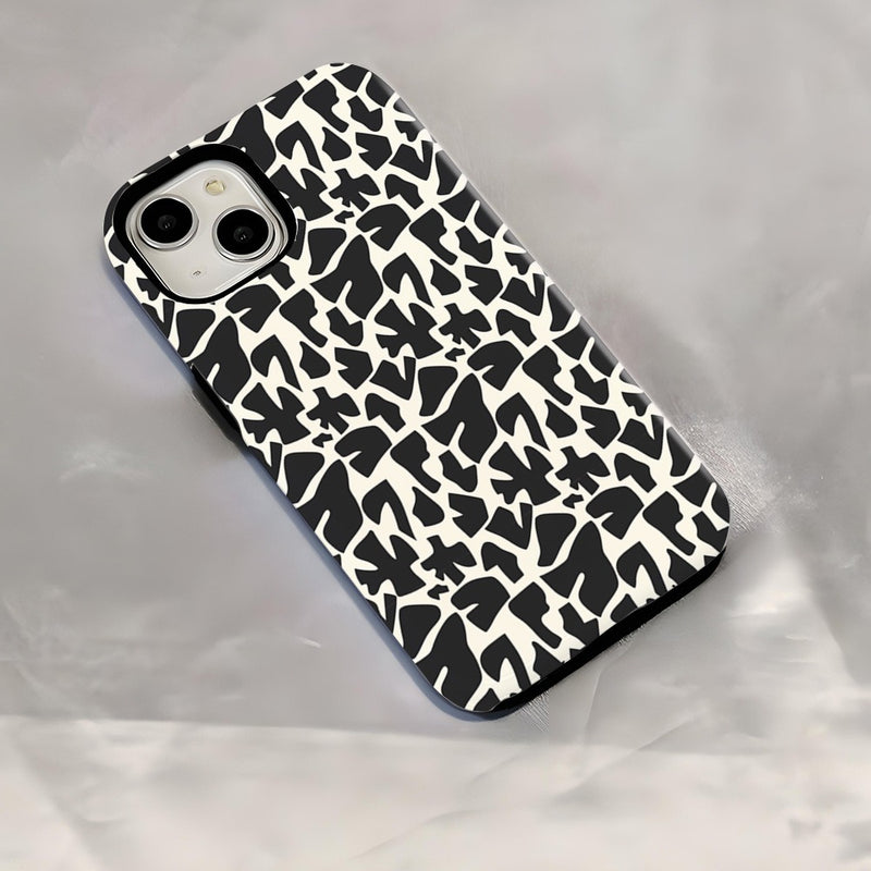 Patterned hard shell phone case for iPhone 16, view 3