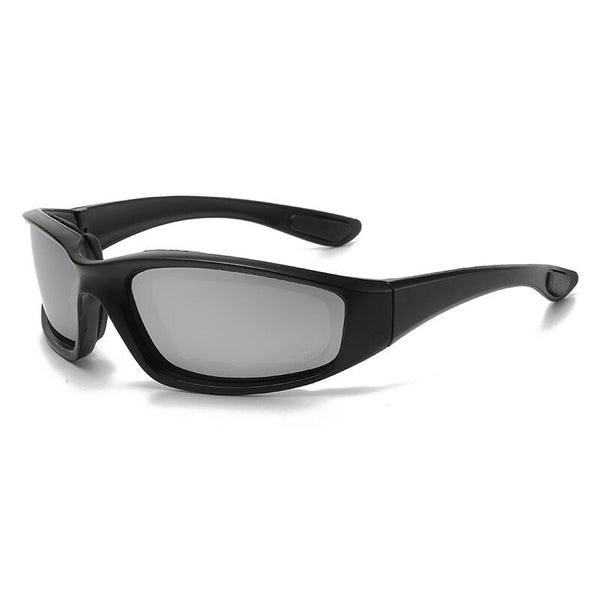 LEXE Trail Sunglasses in Black/White Mercury