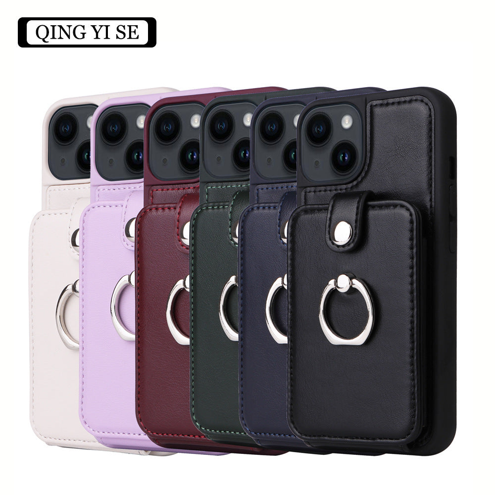 Suitable for iPhone 14 wallet phone case Apple 13 Promax flip cover protective case accordion card insertion phone leather case