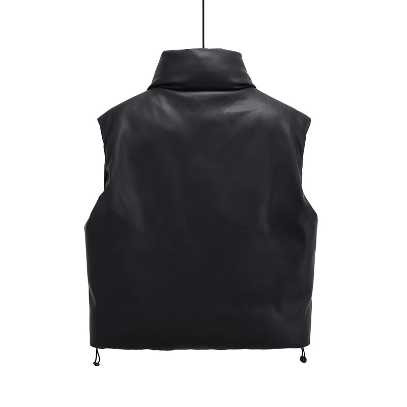 street leather vest