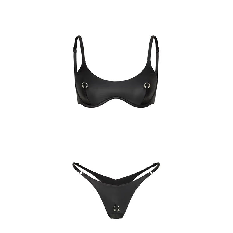 Black Bikini with U-Neck