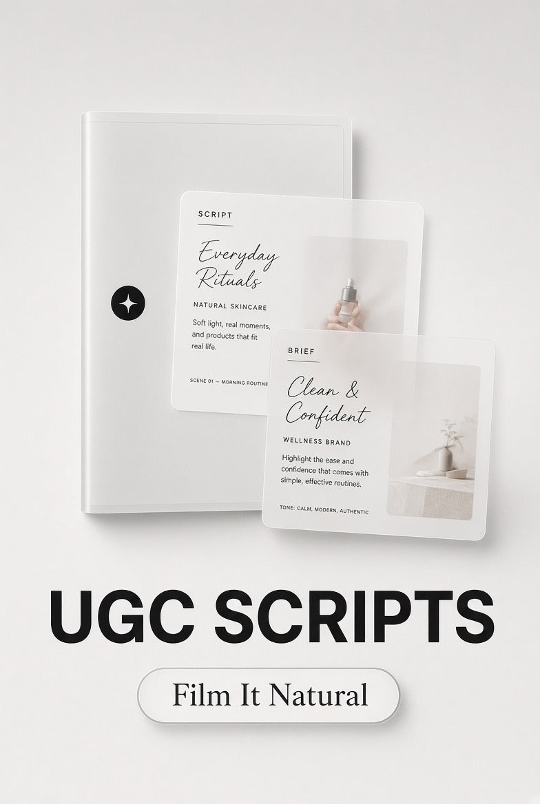 UGC Creator Script & Brief Pack – Streetwear Edition