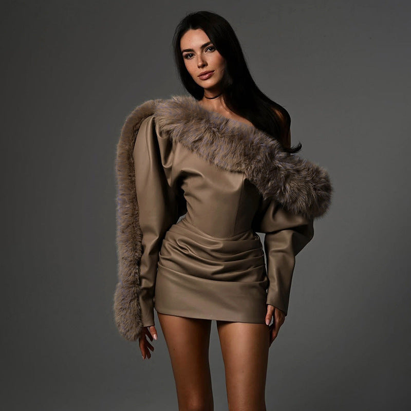 LEXE Fringe Dress