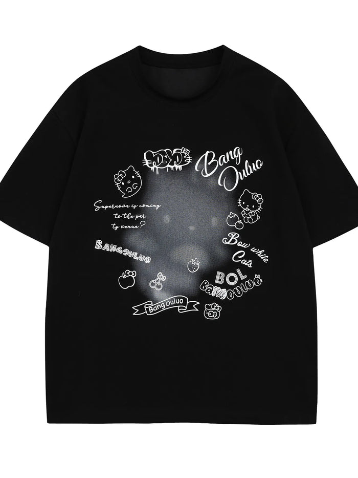 Men's Gradient Graphic Short Sleeve T-Shirt