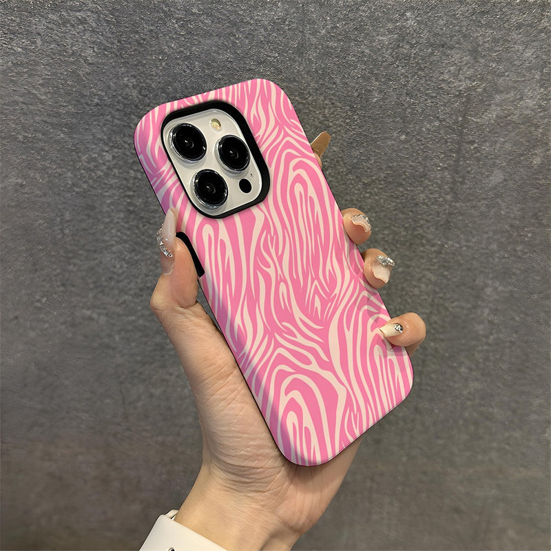 Tiger print hard shell phone case for iPhone