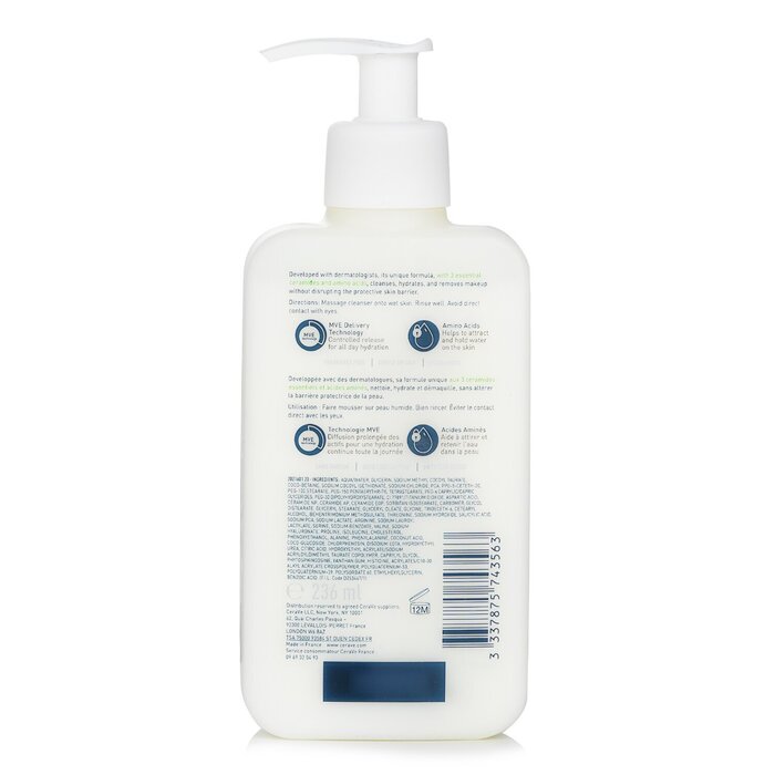 CERAVE - Hydrating Cream-To-Foam Cleanser