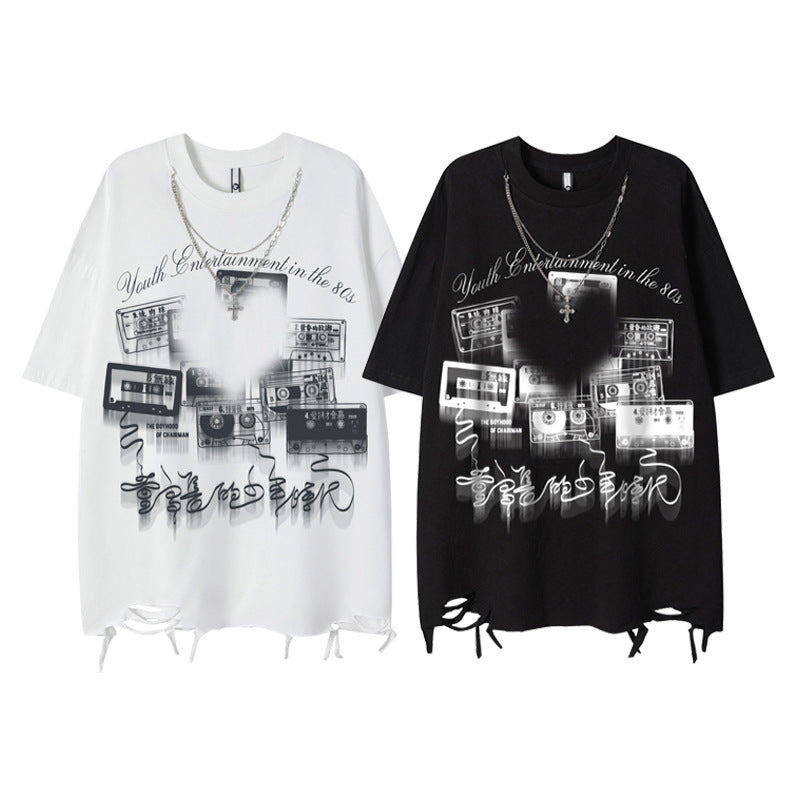 Distressed pxp shirt