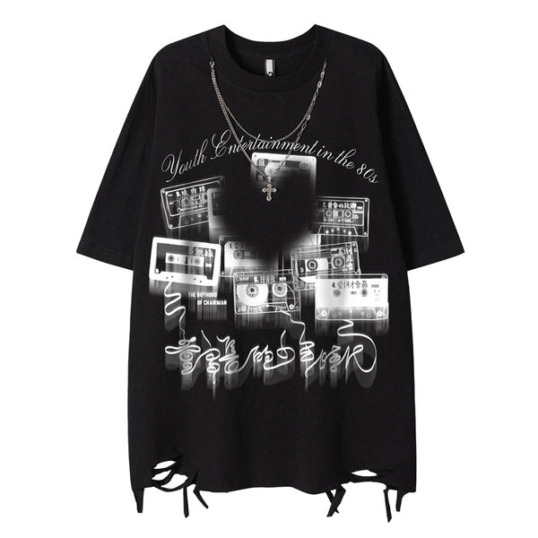 Distressed pxp shirt