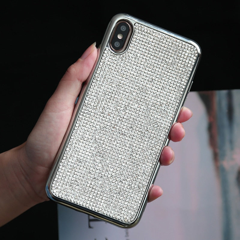 Diamond plated slim silicone phone case, view 3