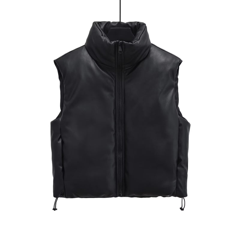 street leather vest