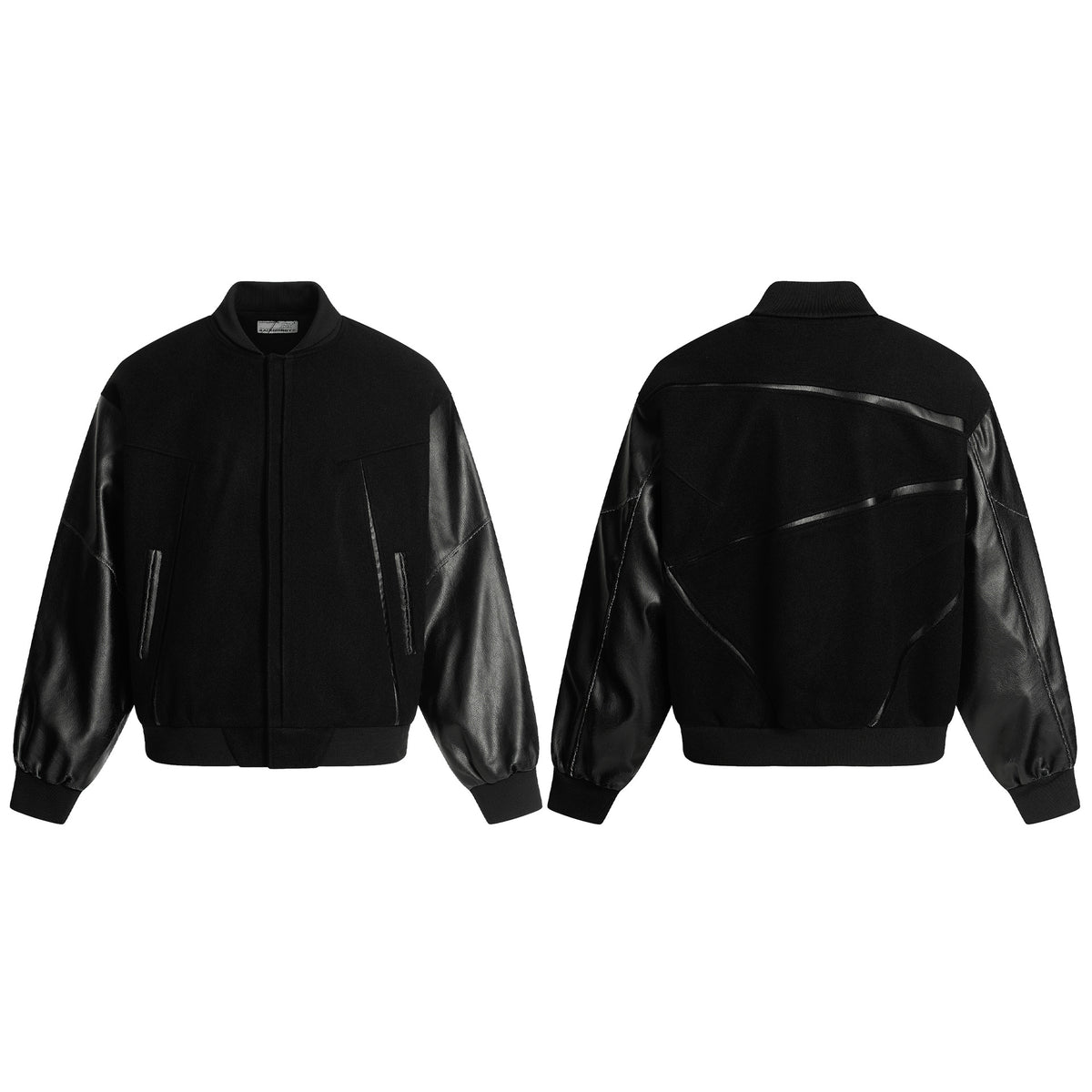 Retro Alien Deconstruction Flight Jacket Leather Jacket Baseball Jacket Male