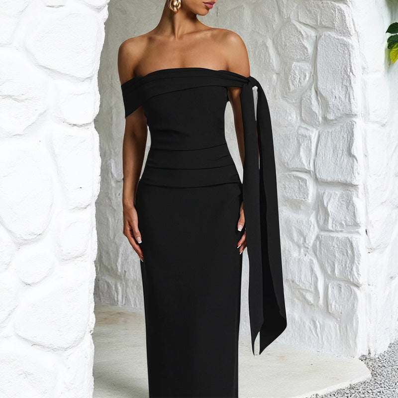 one shoulder dress
