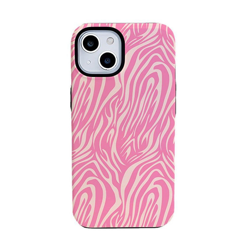 Tiger print hard shell phone case for iPhone, view 3