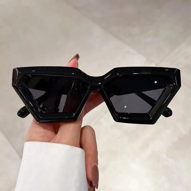 Vintage Cat Eye Sunglasses Women Square Small Frame Sun Glasses Female Brand Designer Retro Shades Fashion