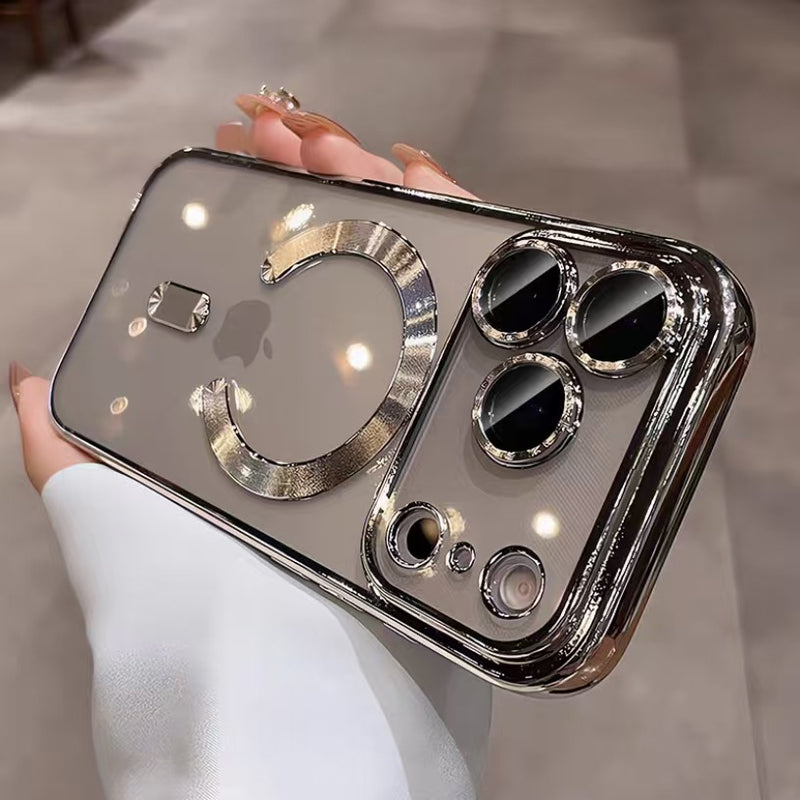 Electroplated magnetic phone case for iPhone 17, view 2