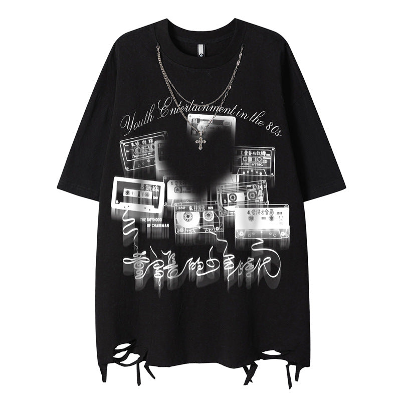 Distressed pxp shirt