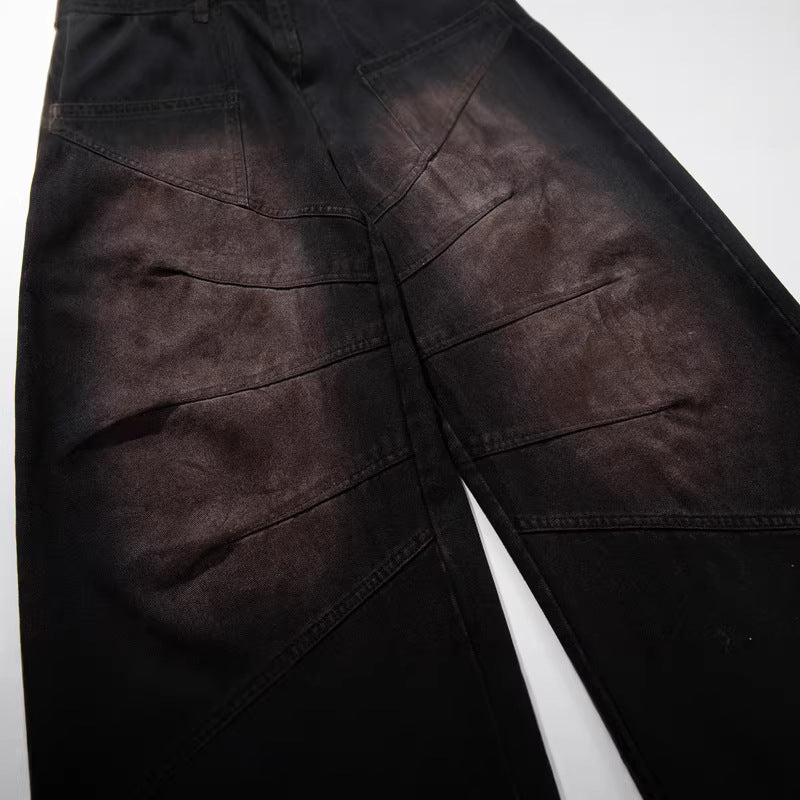distressed black jeans