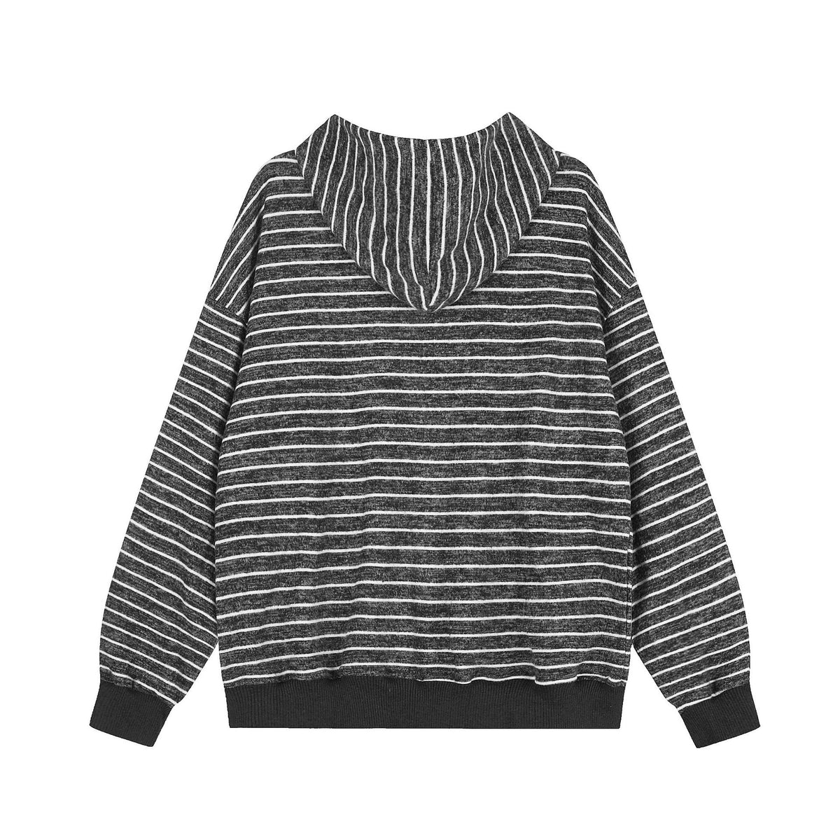stripe coral hoodie