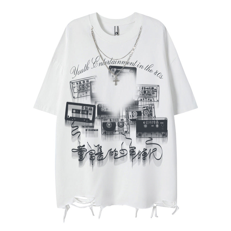 Distressed pxp shirt