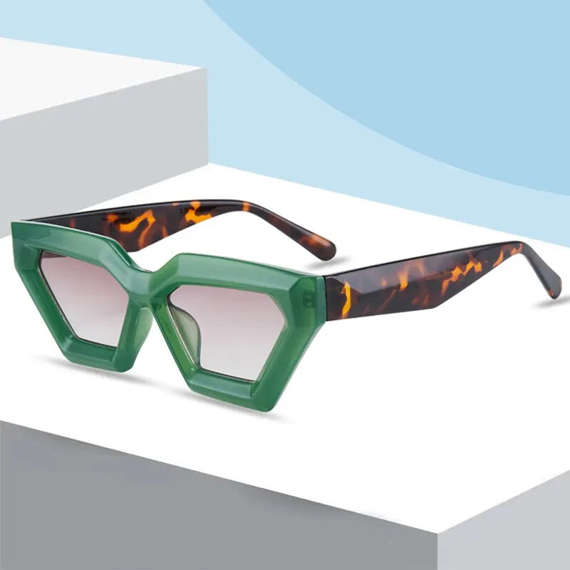 Vintage Cat Eye Sunglasses Women Square Small Frame Sun Glasses Female Brand Designer Retro Shades Fashion