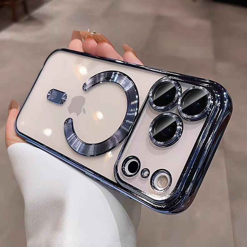 Electroplated magnetic phone case for iPhone 17, view 3