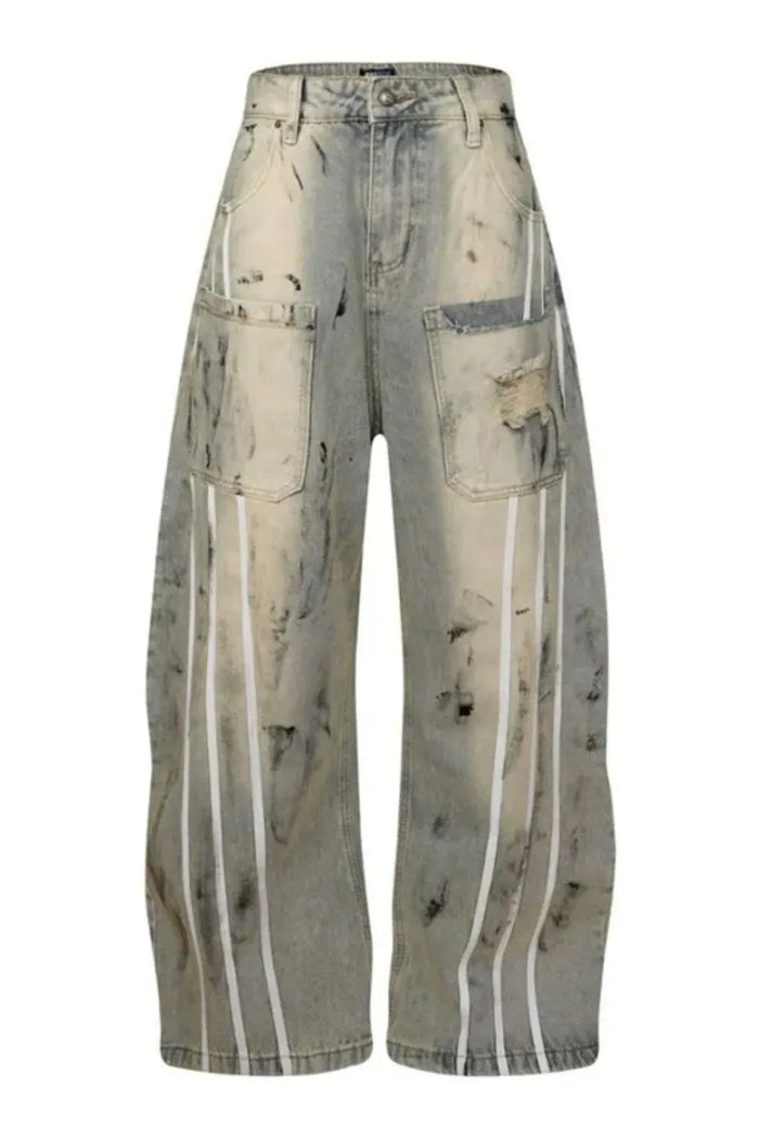 LEXE Streak Jeans