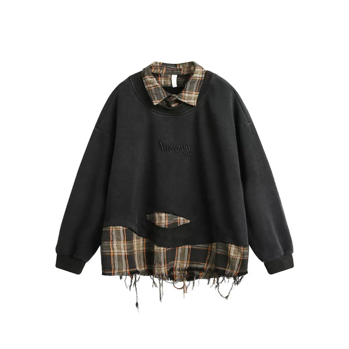 LEXE Tartan Sweatshirt